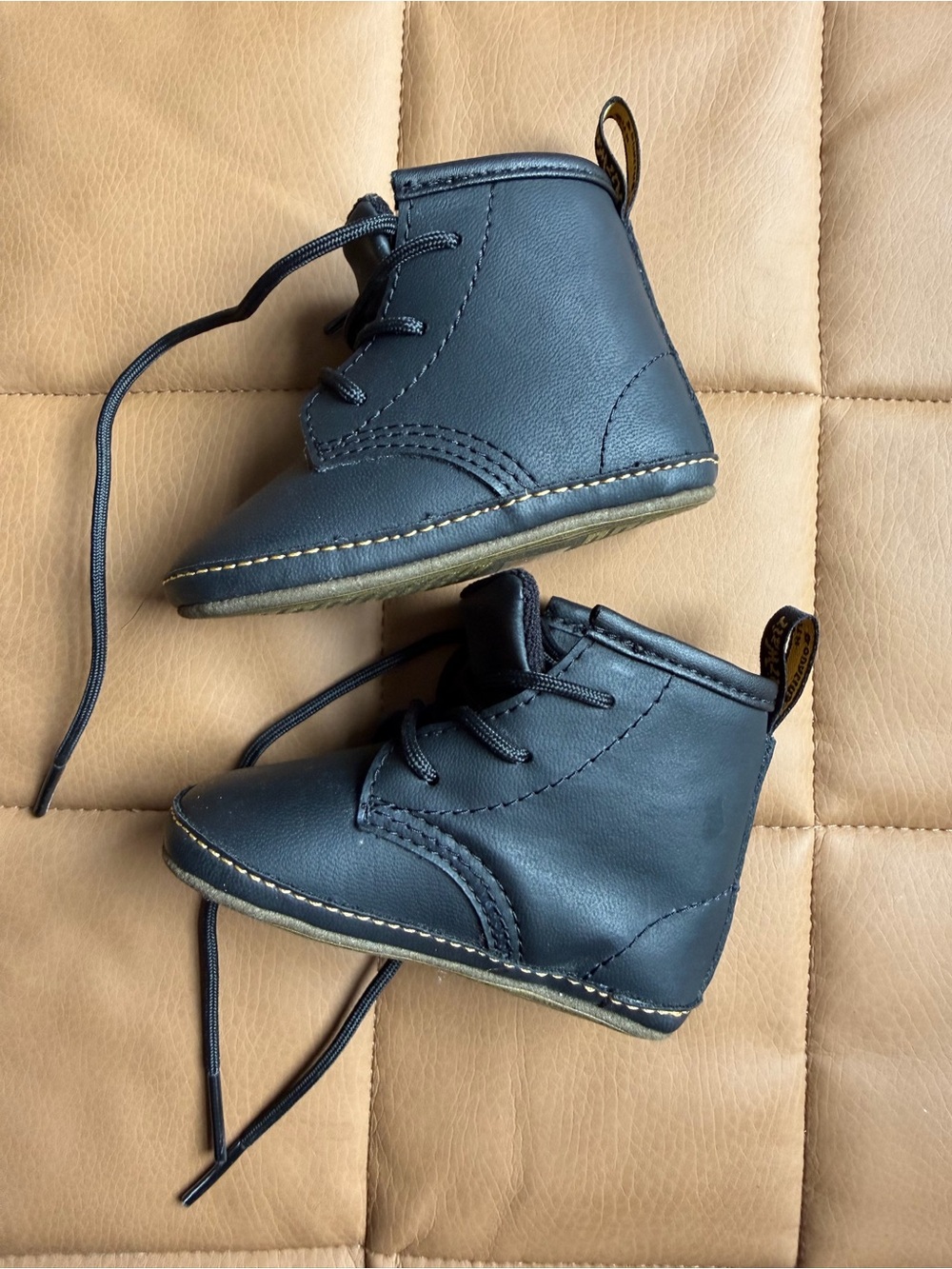 Dr. Martens Toddler Black Lace-Up Ankle Boots